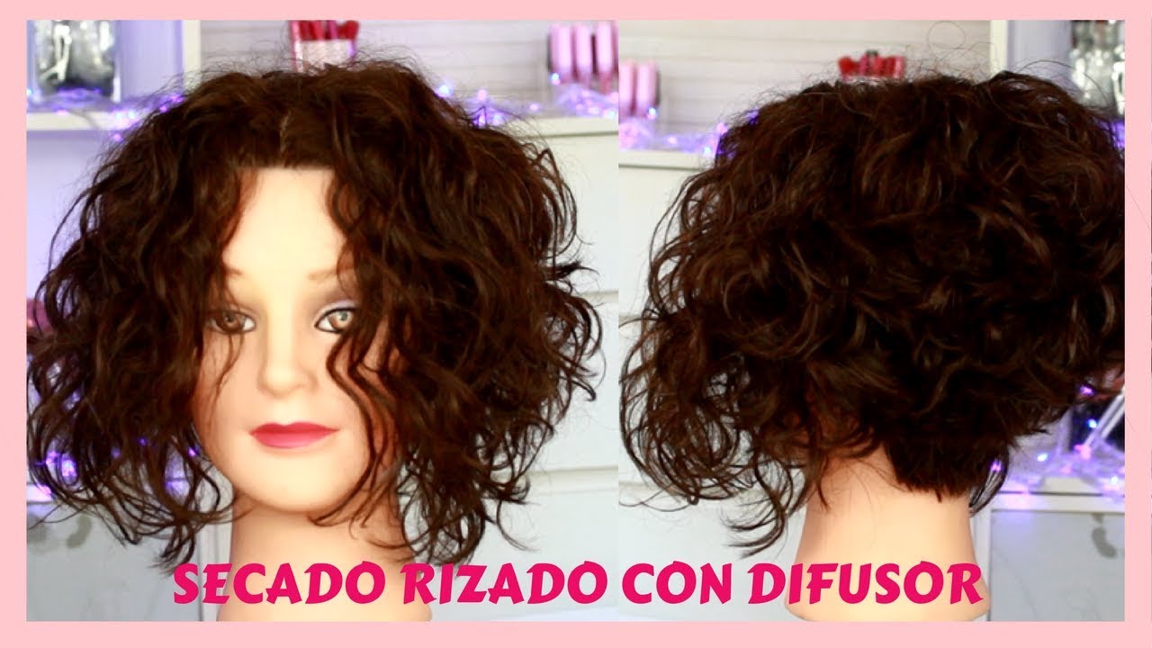 SECADO RIZADO CON DIFUSOR 🎀 | sandranewlook - YouTube