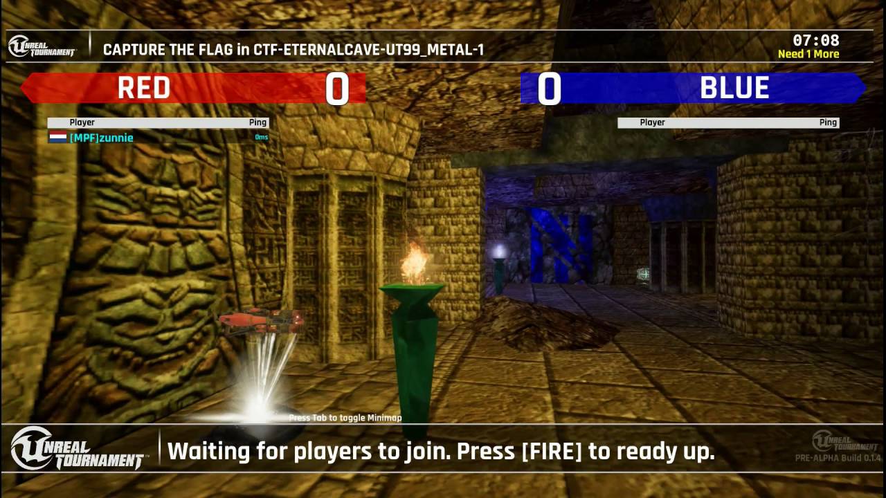 Unreal Tournament 4: CTF-EternalCave ported by Metalfist
