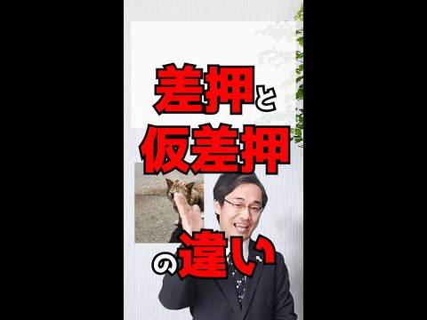 差押と仮差押の違い #shorts