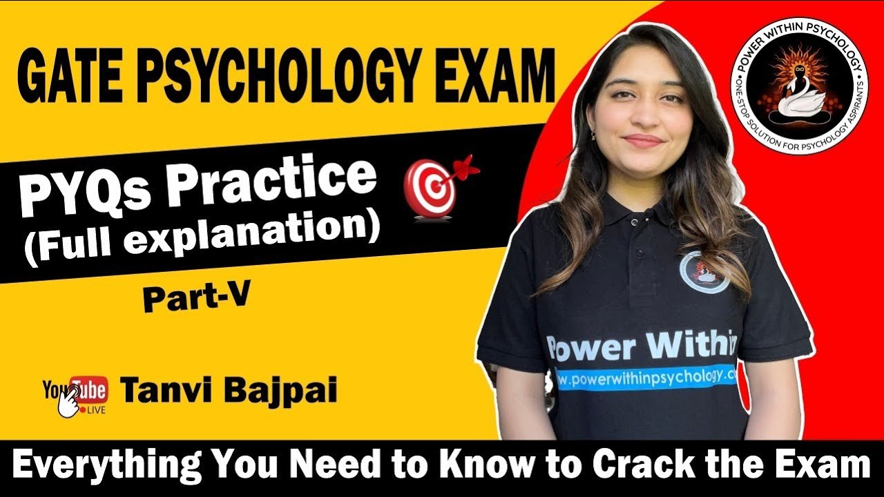 GATE Psychology PYQs Practice- V | Full explanation - YouTube