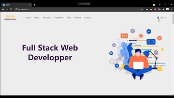 Portfolio with admin dashboard - MERN STACK: ReactJS - NodeJS -ExpressJS - MongoDB - Bootstrap - JWT