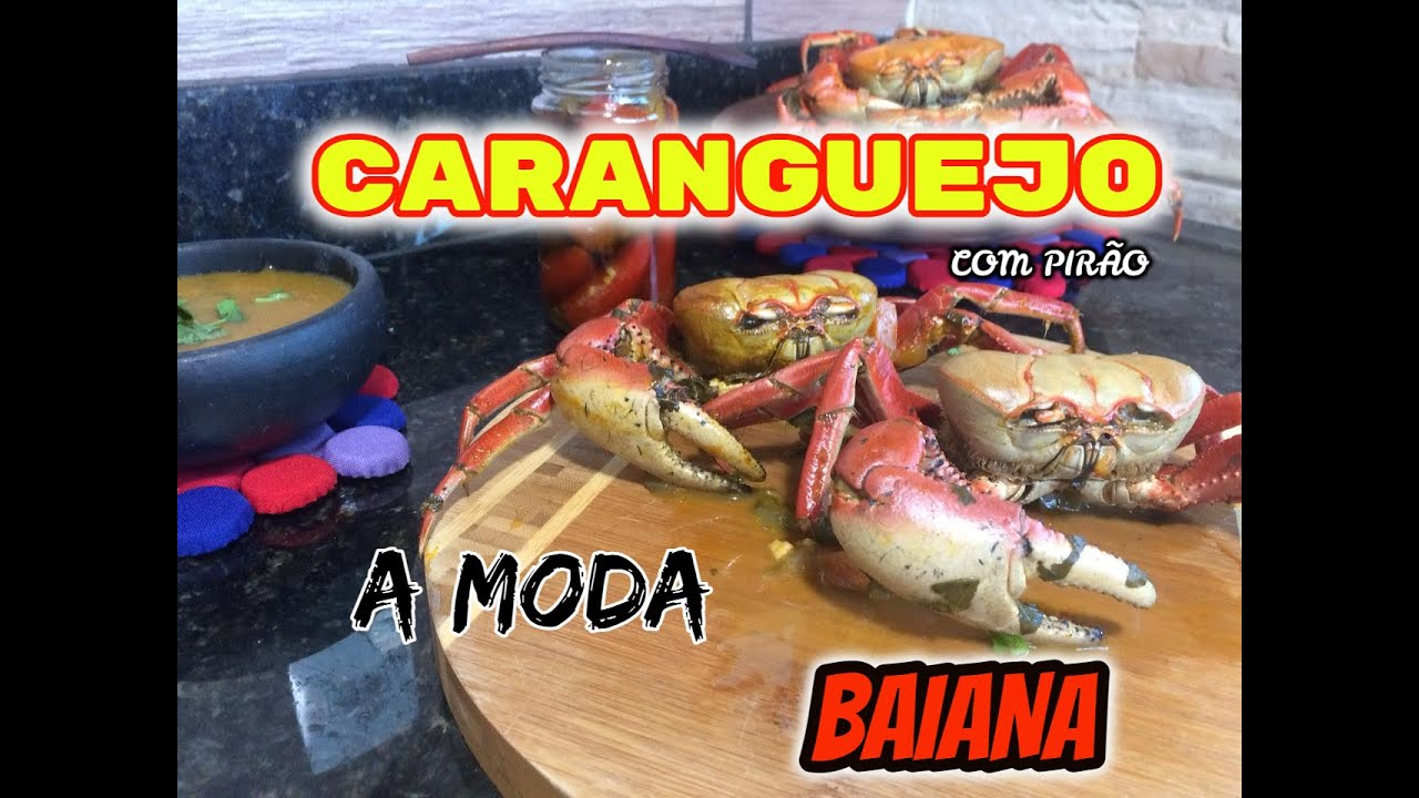 Receita de Como Preparar Caranguejo a moda Baiana