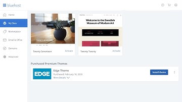 How To Install WordPress Themes From BlueHost Marketplace?