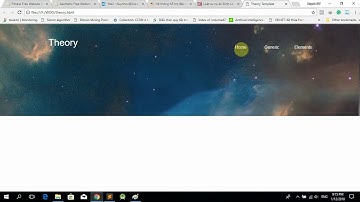 Create a template using HTML and CSS part 2 (theory template)