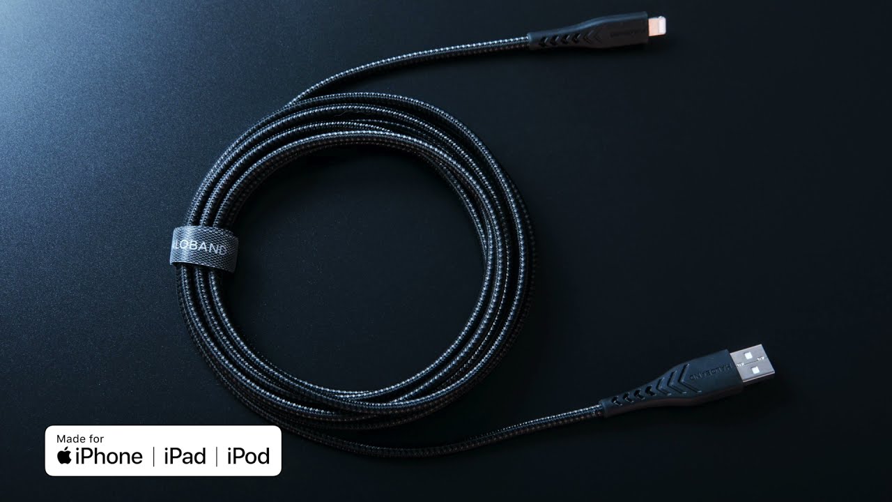 USB-A to Lightning Super Cable (1.64 FT) video thumbnail