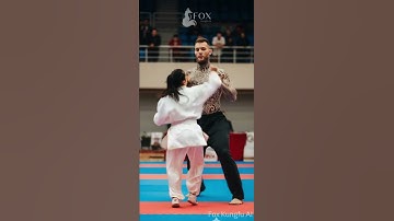 Giant Bodybuilder Mocks Female Kung Fu Master, Instantly Regrets It | Fox Kung Fu AI