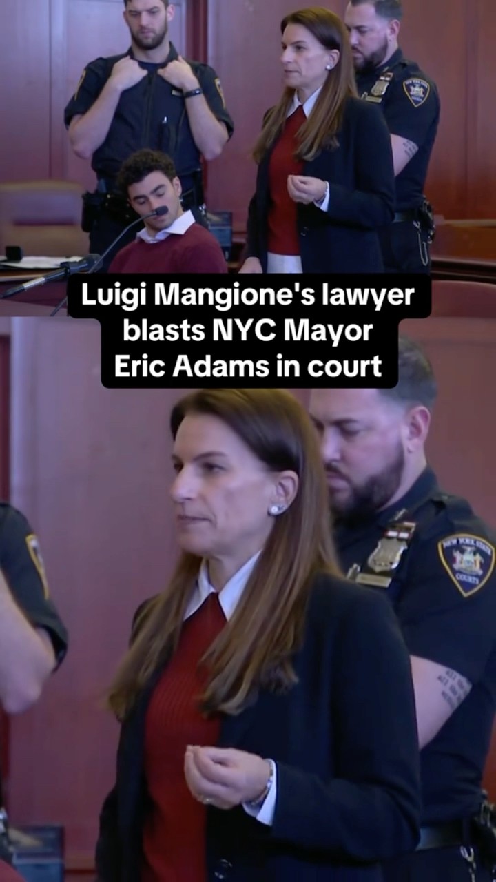 Luigi Mangione's lawyer blasts NYC Mayor Eric Adams in court #shorts