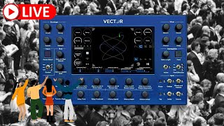 VECTOR SYNTH ptZ NAMM2023 WRAPUP - Synth Livestream - NoirEtBlancVie