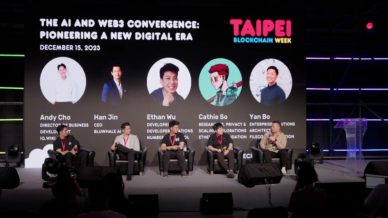 The AI and Web3 Convergence: Pioneering a New Digital Era | Taipei Blockchain Week 2023