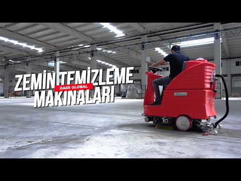 Binicili Yer Silme Makinesi (110 Litre) Dass Orient SC 110 Videosu