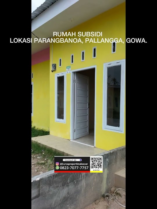 Rumah Subsidi DP hanya 1 juta di Parangbanoa, Gowa. #propertymakassar #rumahsubsidi