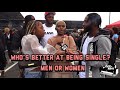 Who&#39;s Better At Being Single, Men or Women? Feat DJ Akademiks Public Interview Feat | The Kick- Back