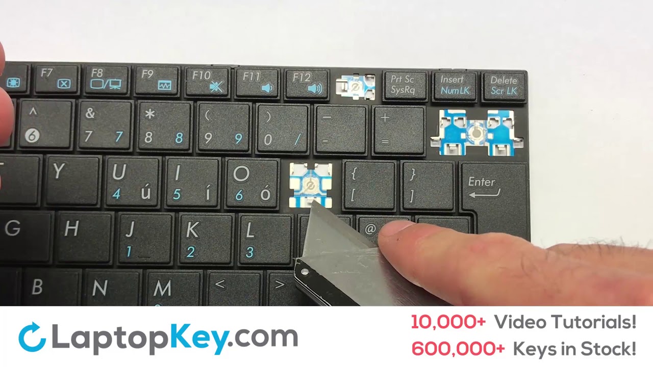 Keyboard Key Repair Guide Asus Eee Pc 1005hab Install Repair Fix Mp 09a33us 52 0kna 192us01 Youtube