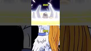 Angemon evolution digimon adventure 1999 vs digimon adventure 2020 #anime #angemon #shorts