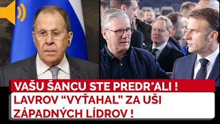 Lavrov s kritikou aká tu nebola: TVRDÁ reakcia žiadosť západných lídrov zúčastniť sa na rokovaniach