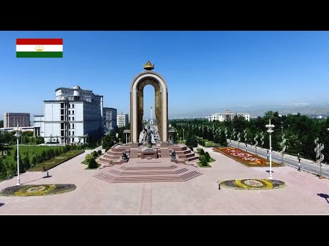 I LOVE DUSHANBE | WELCOME TO TAJIKISTAN | STATUE OF ISMOIL SOMONI | DOUSTI OZODI SQUARE OF DUSHANBE