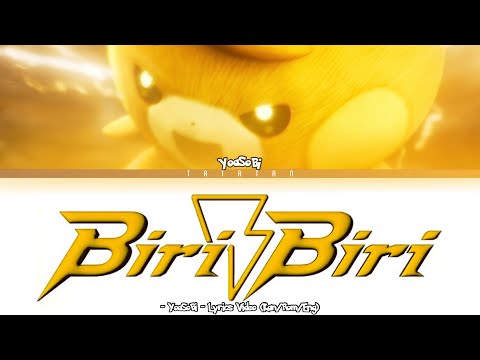 YOASOBI - BIRI-BIRI Lyrics Video (Kan/Rom/Eng)
