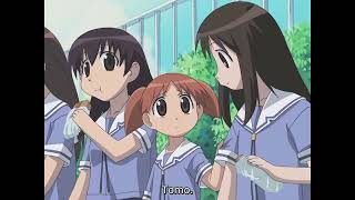 Chiyo-chan being concerned about Osaka&#39;s suicidal behavior - Azumanga Daioh