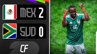 ✅ MÉXICO VENCIÓ 2-0 a SUDÁFRICA en el ESTADIO AZTECA