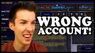 Grubby | WRONG ACCOUNT! | Warcraft 3 TFT | UD vs HU | Terenas Stand