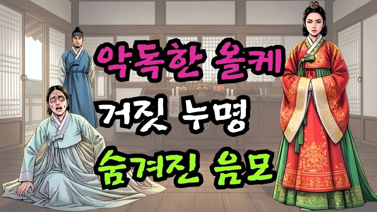 말 못하는 시누이를 도둑으로 몰아 엄동설한에 내쫓은 악독한 올케의 최후 | 제삿날 밤 화려하게 돌아온 벙어리 처녀의 소름 돋는 사이다 참교육 야담