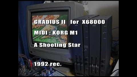 GRADIUS II for X68000 MIDI Ver. Aerial battle