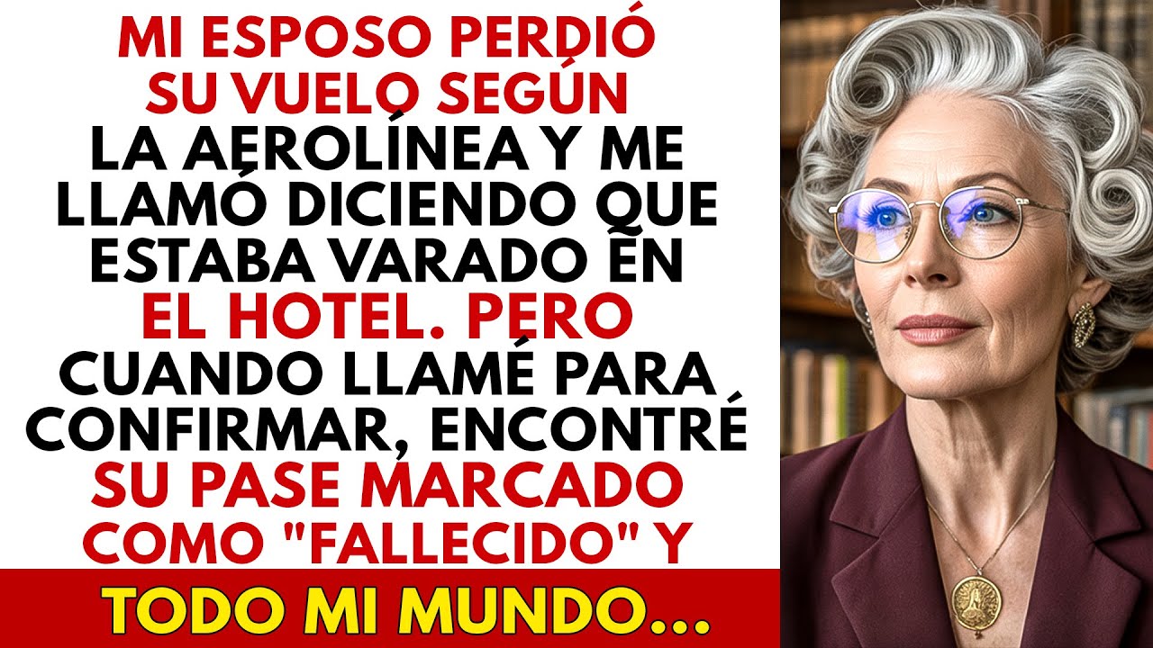 Mi Esposo Perdió Su Vuelo Según La Aerolínea, Pero Encontré Su Pase Marcado Como 'Fallecido'