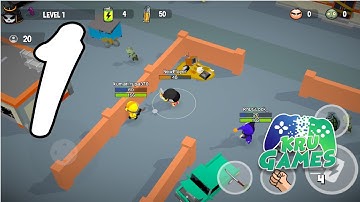 Zombie Battle Royale 3D io game offline and online Gameplay #1 All Levels (Android, IOS)