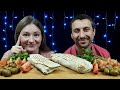 СЕМЕЙНЫЙ МУКБАНГ ШАУРМА | FAMILY MUKBANG SHAWARMA #shawarma #mukbang #шаурма #мукбанг #asmrrussia