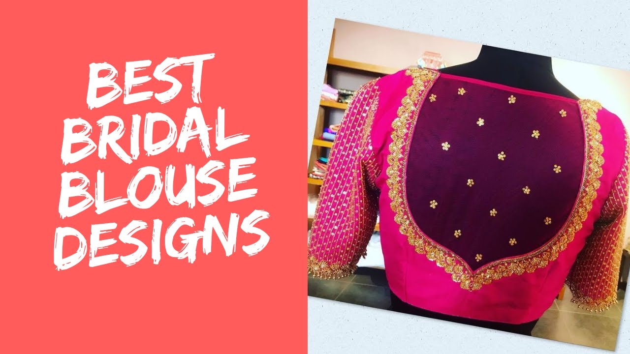 Trendy and Designer Bridal Blouse Back Neck Design Ideas | Designer ...