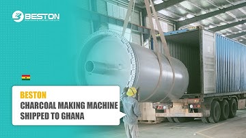 BST-J12 Charcoal Making Machine Shipped to Ghana