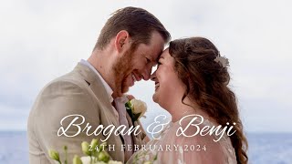 Our Wedding Day At Sea  Brogan & Benji Lever ❤