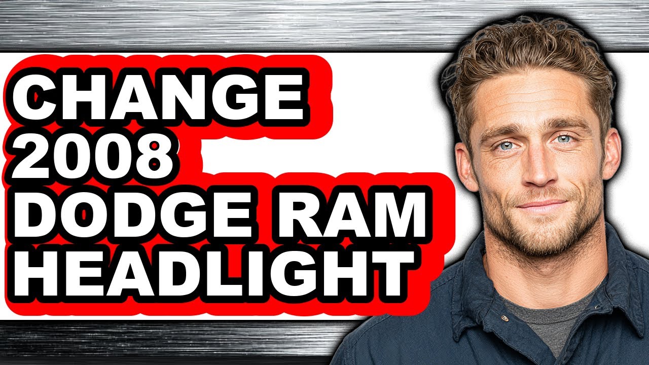 How to Change 2008 Dodge Ram Headlight (only Way)