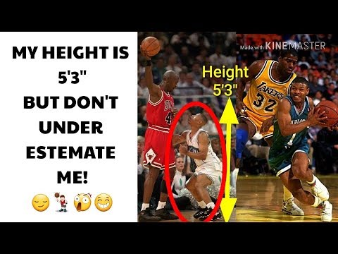 Shortest NBA Player EVER OF ALL TIME (Muggsy Bogues) - YouTube