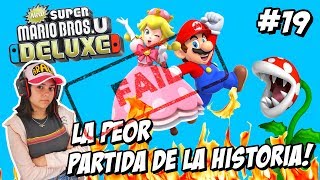 La PEOR partida de MI VIDA en Super MARIO BROS U DELUXE ( EL PEOR GAMEPLAY DE LA HISTORIA )