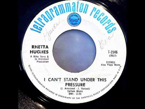 RHETTA HUGHES - I can't stand under this pressure  -TETRAGRAMMATON RECORDS