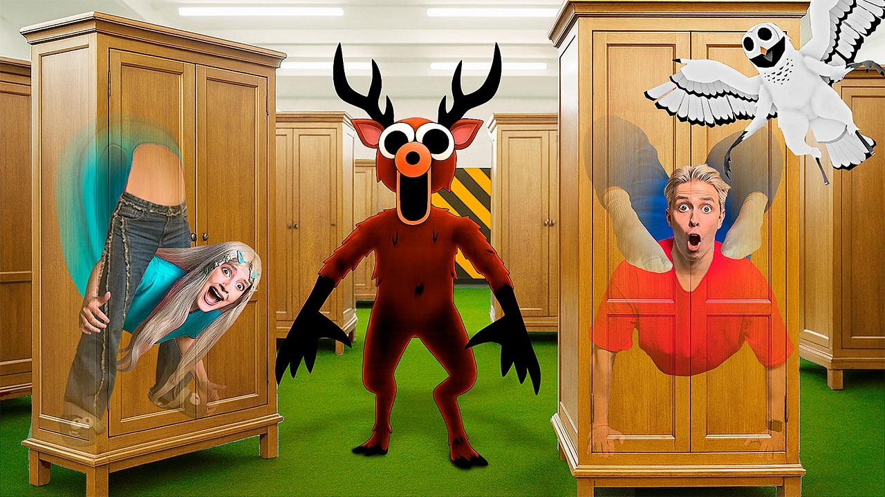 Прятки в шкафах от DEAR MONSTER и OWL MONSTER 99 Nights Челлендж!