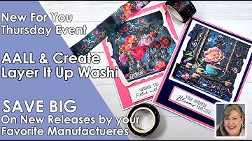 New For You Event featuring Layer It Up Washi Tape by AALL & Create at up to 20% Off