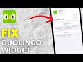 How To FIX Duolingo Widget on iPhone (EASY FIX!)