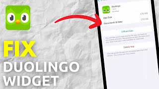 How To FIX Duolingo Widget on iPhone (EASY FIX!)