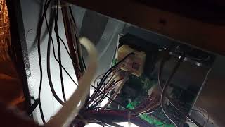 Cleaning The Return At The Unit On Furnace In Attic