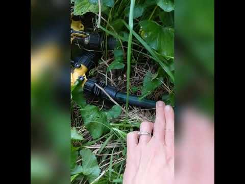How to set up a drip irrigation system for a garden - YouTube
