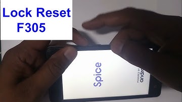Spice F305 Hard Reset And Pattern Lock Pin Lock Reset Easy WORK