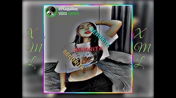 SENORITA 🥰♥️||remix song #Xml alightmotion