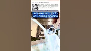 High precision CNC flow drilling machine with an error within 0.01-0.02mm. #cnc