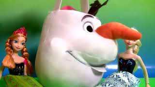 Huge OLAF Easter Basket SURPRISE LEGO Play Doh FROZEN MASHEMS FASHEMS Disney MyLittlePony Peppa