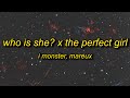 Who is she x the perfect girl tiktok remix i monster mareux lyrics  oh who is she