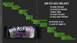 Bad Ass Bass Audio Demo Video #dragonsampler #samplelibrary #bassmusic