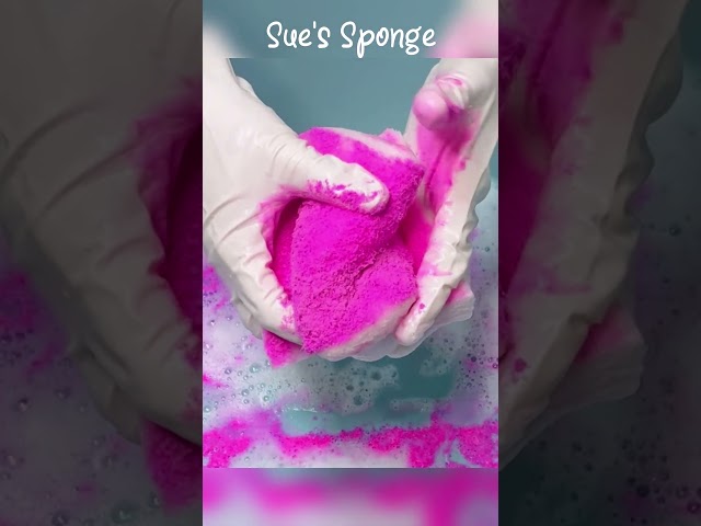 ASMR Scrub Pad Dyeing🤍Part 1