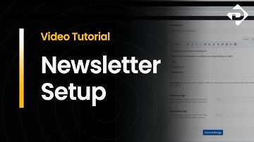 WordPress Tutorial - Newsletter Setup